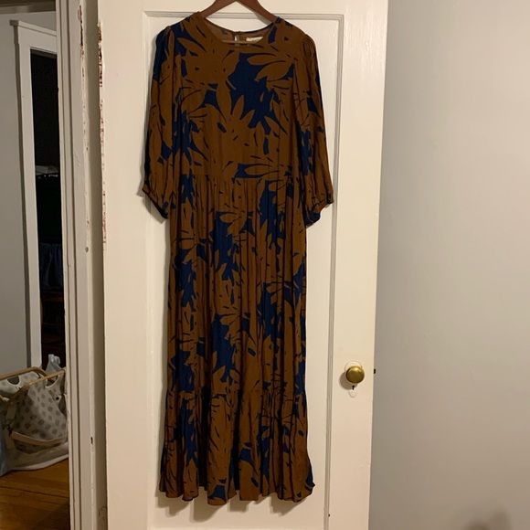 ✨ Anthropologie Kiera Maxi Dress Sz M - Picture 4 of 10
